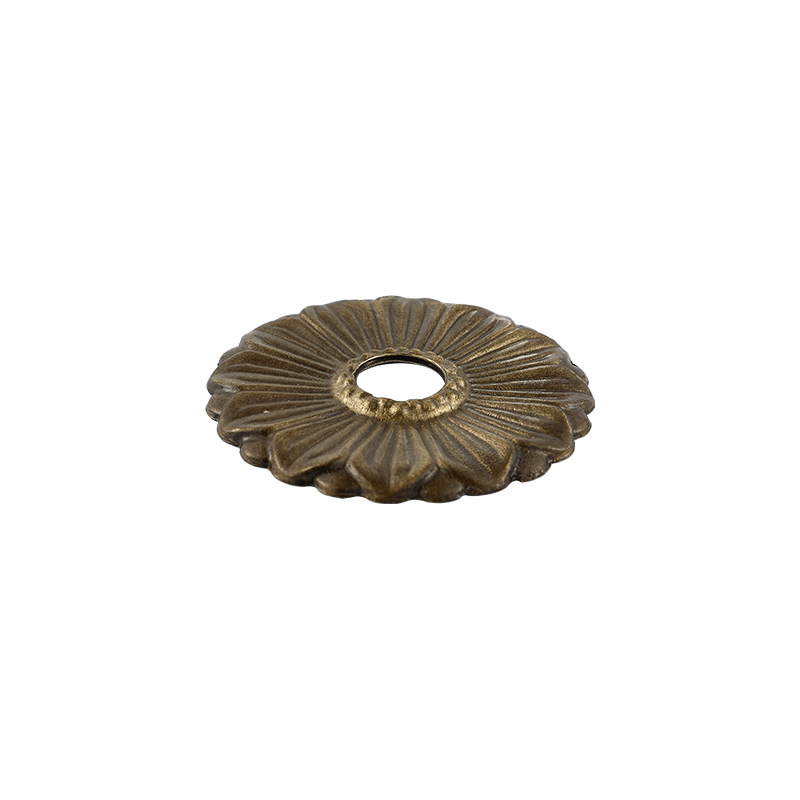 YT7048 alte Messingfarbe. Flachrosette1/2"